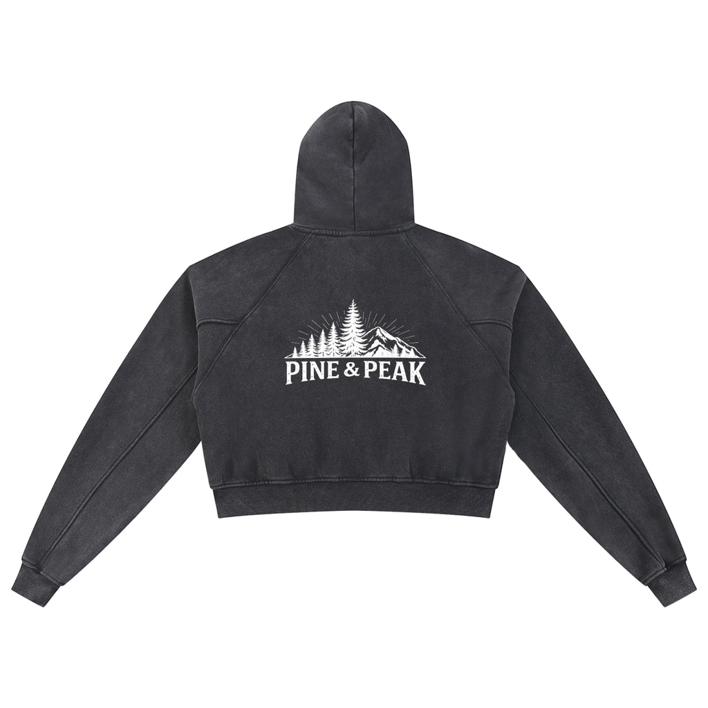 Pine&Peak Cropped Hoodie